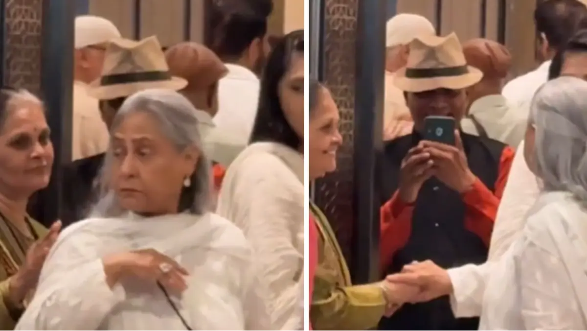 Jaya Bachchan Snaps at Fan