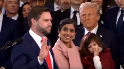 JD Vance Succeeds Kamala Harris as Vice President of the United States JD VANCE