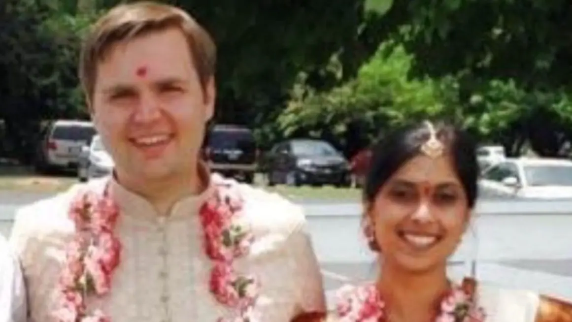 'Great Indian Wedding': Anand Mahindra Shares Rare Photo Of JD Vance And His Indian-Origin Wife JD Vance with Usha Vance