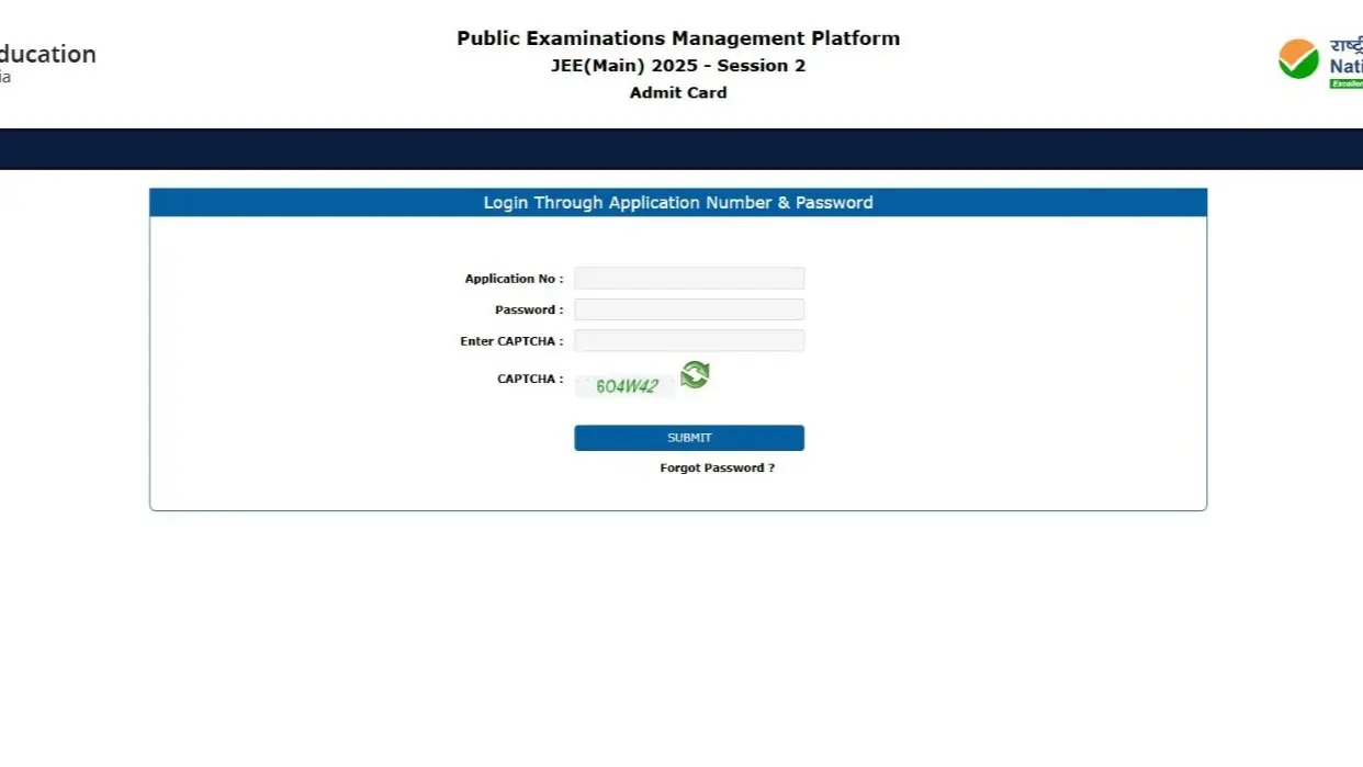 JEE Mains 2025 Admit Card Out