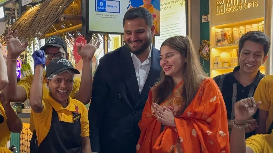 Jeet Adani and Diva Shah.