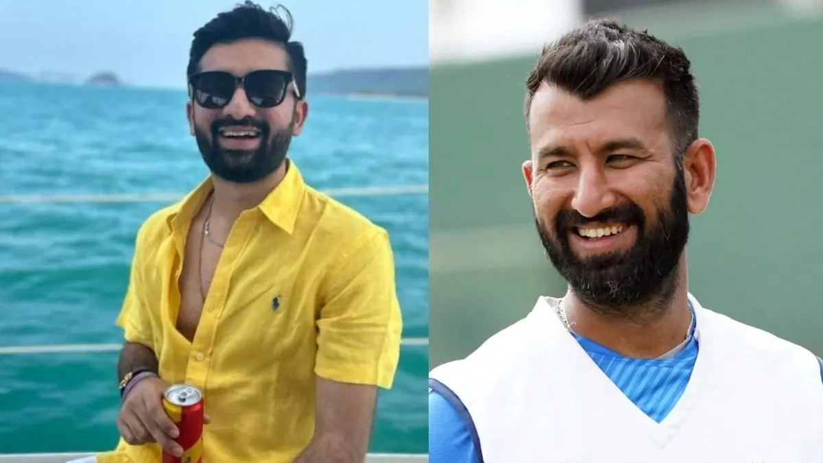 Jeet Rasikbhai Pabari and Cheteshwar Pujara.