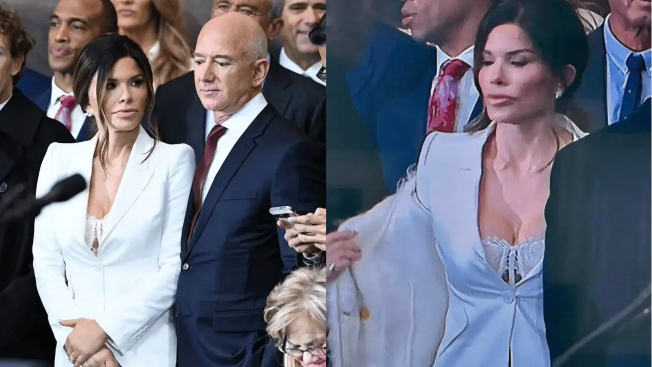 Jeff Bezos' Fiancée Lauren Sánchez Faces Massive Backlash For ‘Incredibly Inappropriate’ Fashion Choice At Trump Inauguration