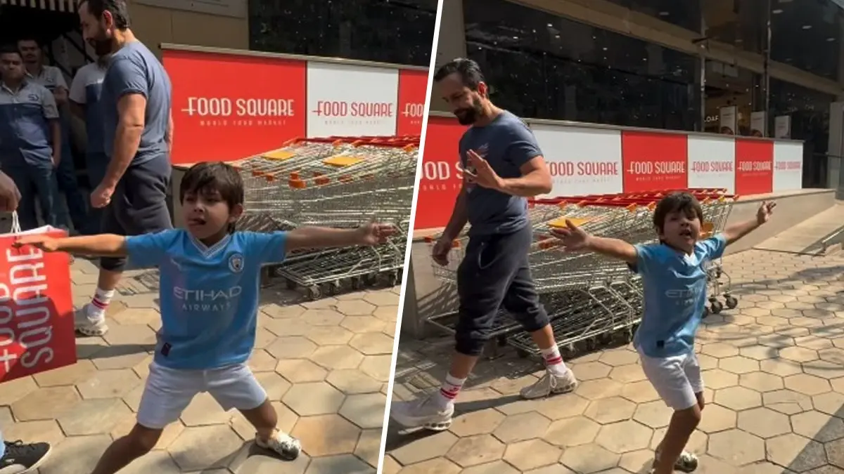 Jeh's Shenanigans With Paparazzi Goes Viral, Saif Ali Khan's Reaction Is Unmissable Jeh's viral video