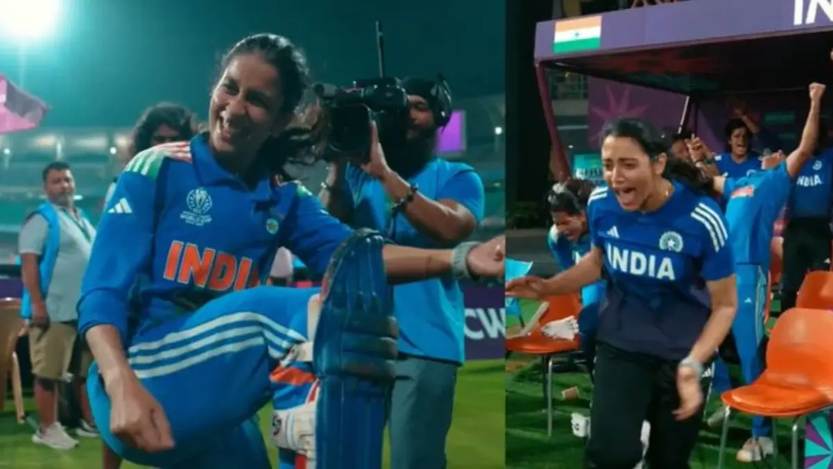 WATCH | Smriti Mandhana's Sprint, Jemimah Rodrigues' Guitar Celebration Goes Viral After India Beat Australia in Women's WC Semis Jemimah Rodrigues, Smriti Mandhana