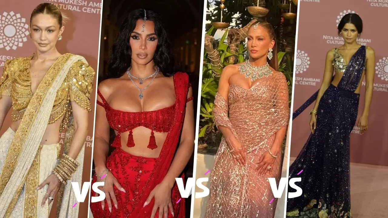Jennifer Lopez, Kim, Zendaya or Gigi In Saree: Who Ate And Left No Crumbs?