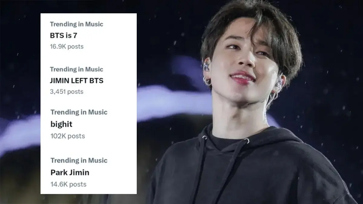 Jimin is part of the K-pop group BTS