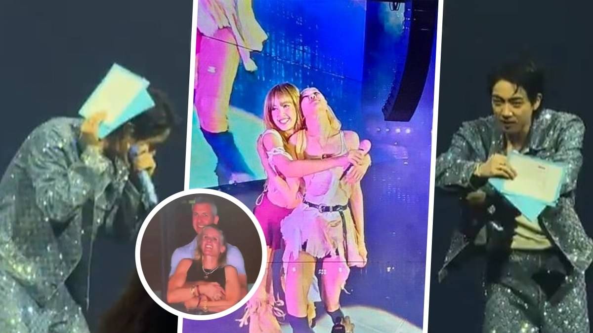 Watch: BTS Jin, BLACKPINK Rose And Lisa Recreate Viral Coldplay Concert Affair Moment At Their Gigs thumbnail