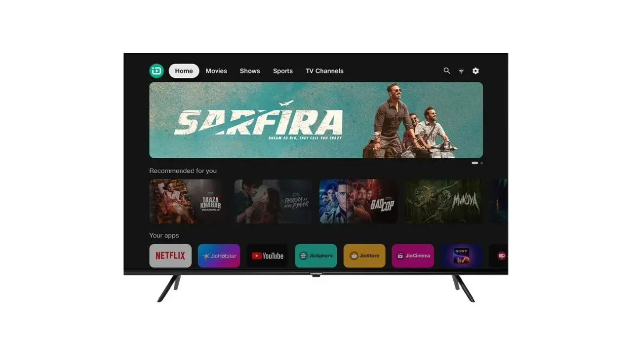 Interview: SPPL-Brand Thomson Wants to Break Into Entry-Level Smart TV Market With Jio’s Help JioTele OS Thomson