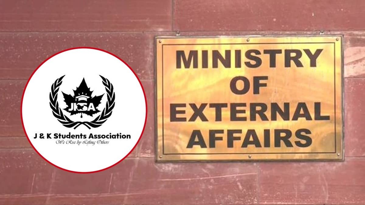 JKSA Seeks MEA Intervention Over Passport Withholding, Forced Examinations of Indian Students in Iran