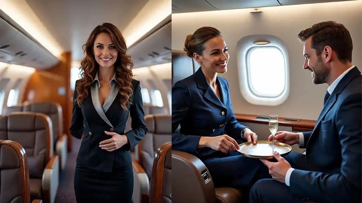 job of air hostess in private plane is not easy experience attendant big revelation