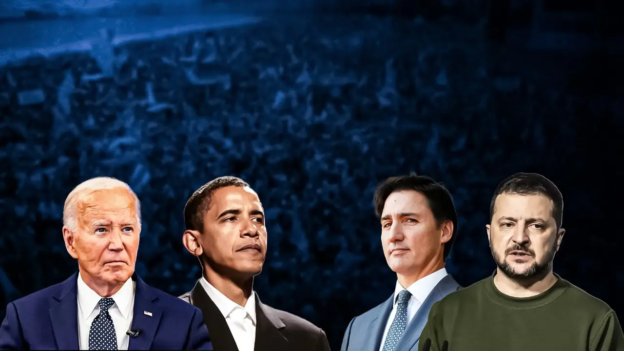 Joe Biden, Barac Obama, Justin Trudo, Volodymyr Zelenskyy