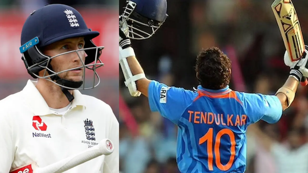 Joe Root and Sachin Tendulkar