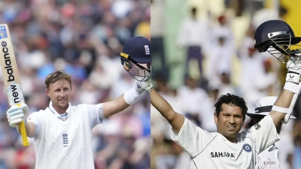 Joe Root (L), Sachin Tendulkar (R)