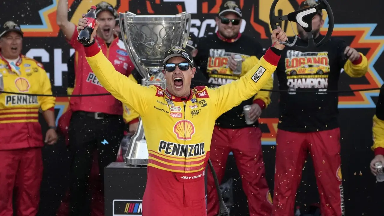 Joey Logano wins Phoenix finale for 3rd NASCAR Cup championship in 1-2 finish for Team Penske Joey Logano