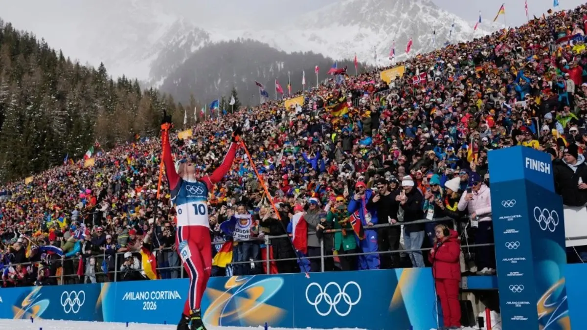 Norway Wins Its 17th Gold Medal, Breaking Record For Most Golds Won In A Single Winter Olympics Johannes Dale-Skjevdal of Norway