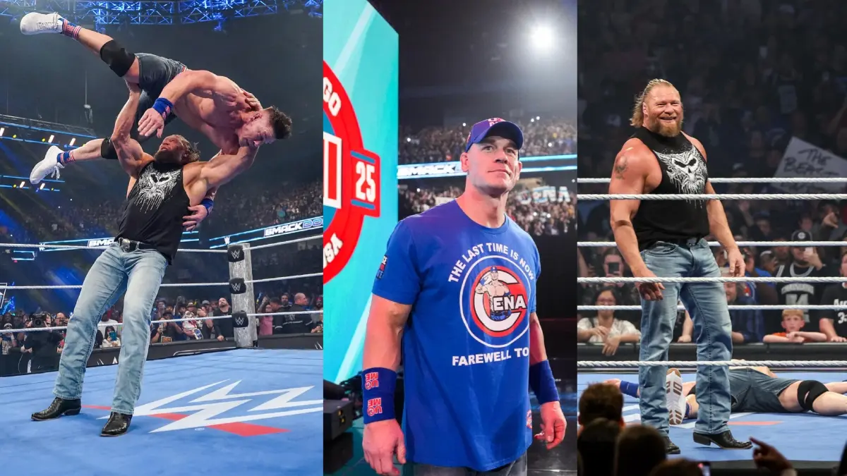 John Cena and Brock Lesnar