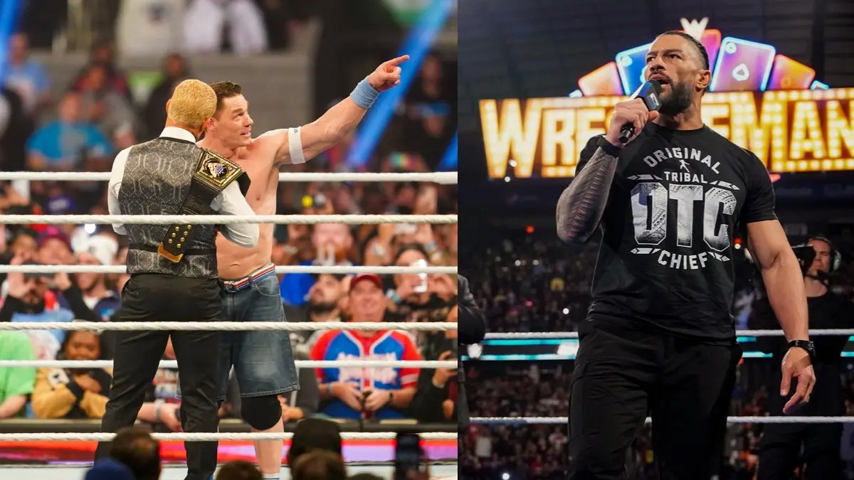 John Cena and Roman reigns