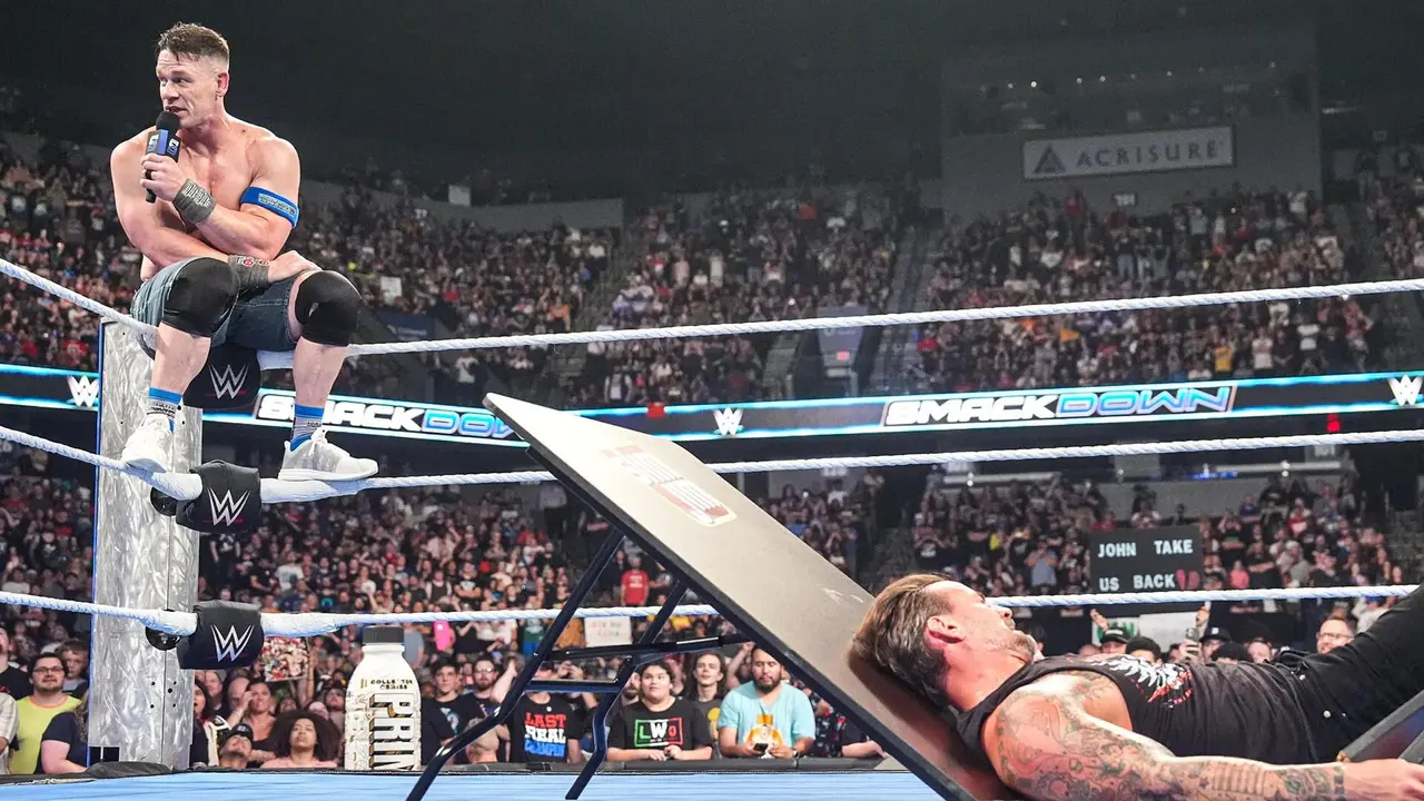 John Cena Cuts His Own 'Pipebomb' Promo on Latest Episode of WWE SmackDown, Channels CM Punk of 2011 John Cena CM Punk WWE SmackDown