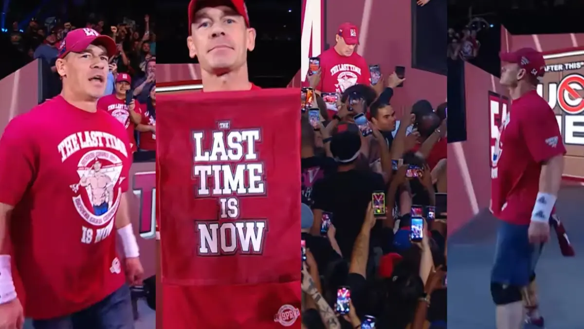 John Cena on Maonday Night RAW