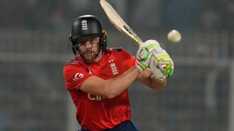 Jos Buttler during India vs England T20I series