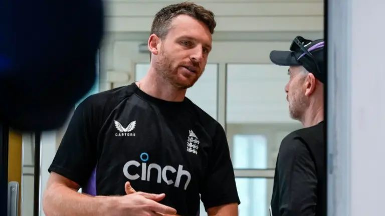 'We'll Be Desperate To Try And Find Ways': Jos Buttler Sends Warning To Rohit Sharma's Men Ahead Of IND vs ENG ODI Series Jos Buttler during the IND vs ENG T20I series