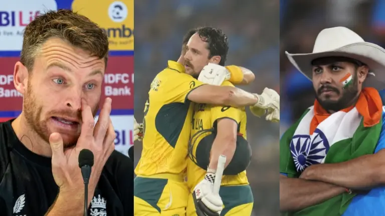 Jos Buttler, Travis Head and an Indian fan