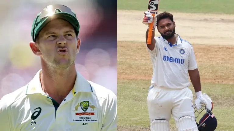'Against Such Batters...': Josh Hazlewood Reveals Plan To Tackle Rishabh Pant In BGT 2024-25 Josh Hazlewood and Rishabh Pant