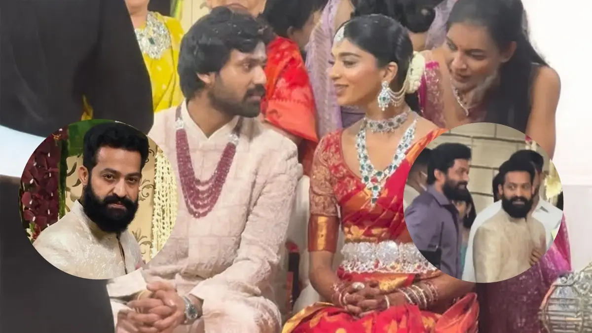 JR NTR attends brother-in-law Narne Nithiin's wedding