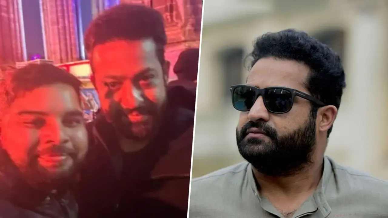 Jr NTR Explores Edinburgh Christmas Market With Family, RRR Star Poses With Fans | VIRAL VIDEO Jr NTR spotted in Edinburgh