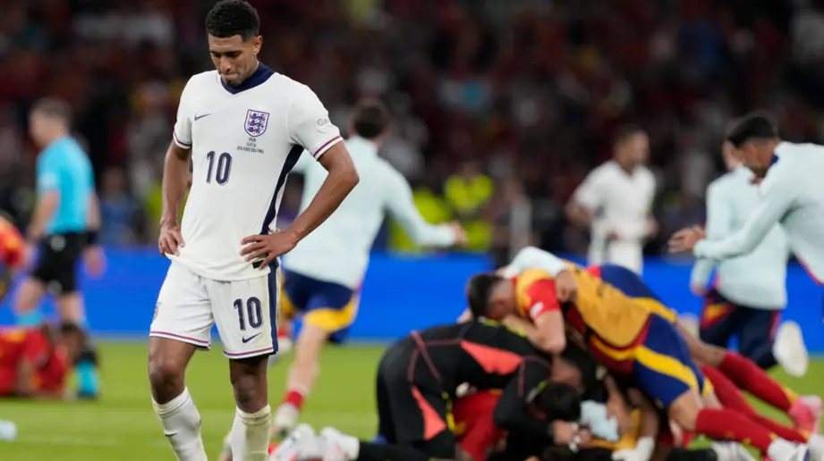 Jude Bellingham's Former Real Madrid Teammate Reveals His Heartbroken Reaction Post Euro Final Loss Jude Bellingham after England's Euro 2024 final loss to Spain