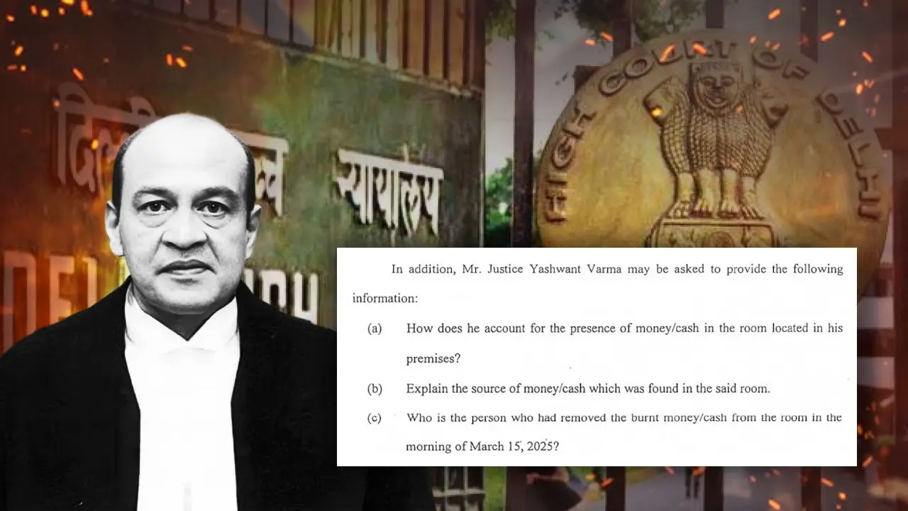 Judge Cash Video: CJI Sanjiv Khanna's Three Tough Questions for Judge Varma Judge Cash Video: CJI Sanjiv Khanna's Three Tough Questions for Judge Varma