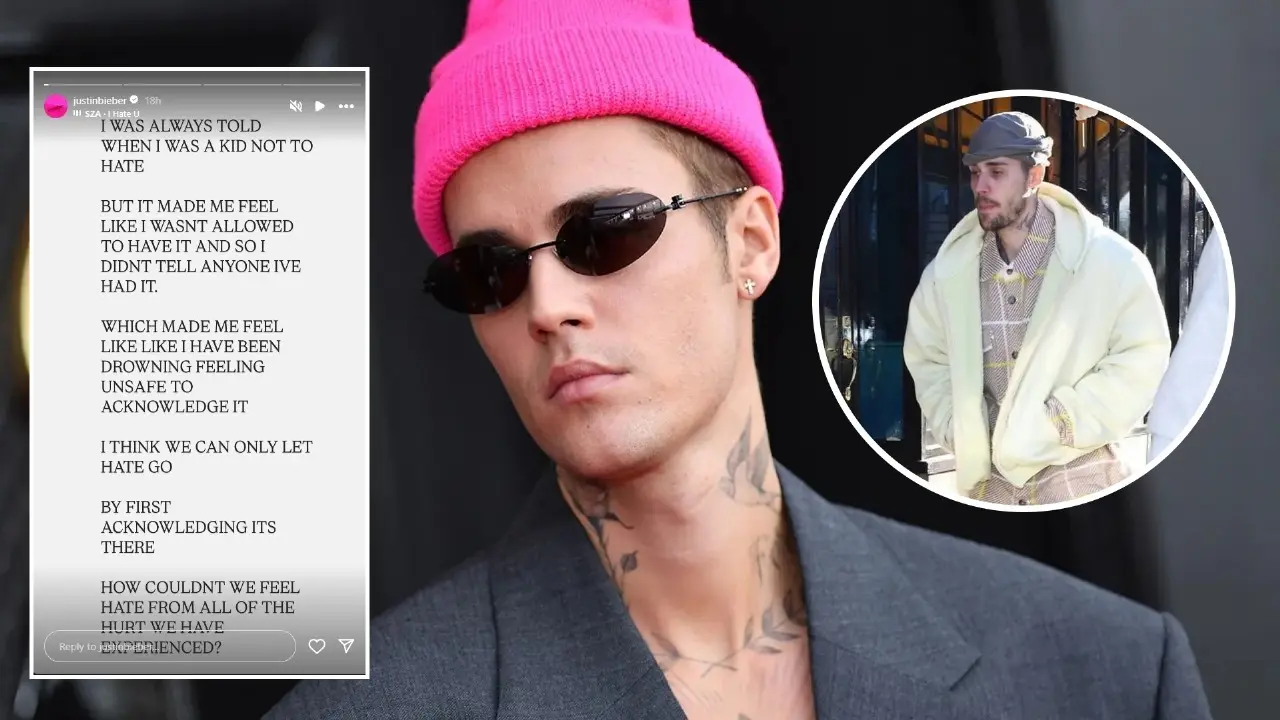 Justin Bieber Drops Cryptic Post Amid Rumours Of His Ill Health, Rocky Marriage: Hate From All Of The Hurt... Justin Bieber shares cryptic note