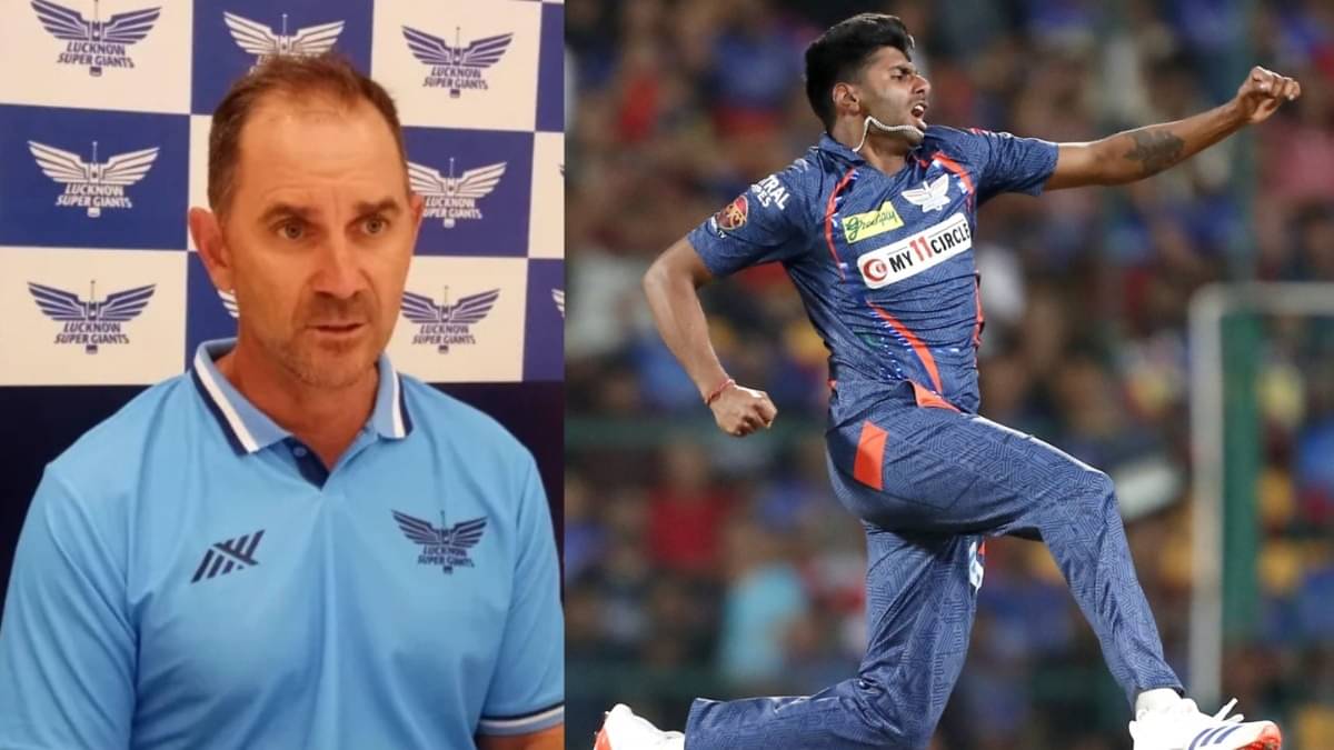 Justin Langer and Mayank Yadav