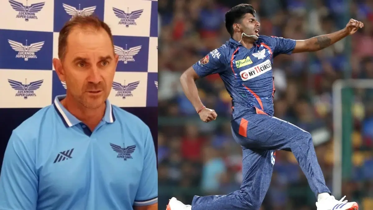 Justin Langer and Mayank Yadav