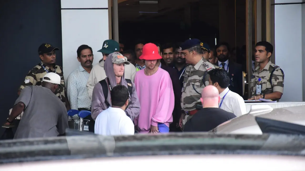 Photos: Justin Bieber Arrives In India To Perform At Anant Ambani-Radhika Merchant's Sangeet Justin Beiber