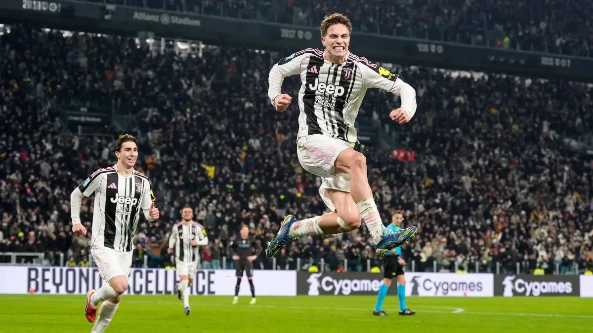 Parma vs Juventus Live Streaming: When And Where To Watch Serie A Match In India? Juventus' Kenan Yildiz celebrates scoring their side's second goal