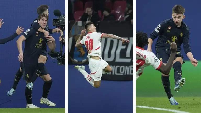 Vlahovic & Conceição Lead Juventus to Victory Over RB Leipzig in UCL Despite Benjamin Sesko's Impact Juventus vs RB Leipzig