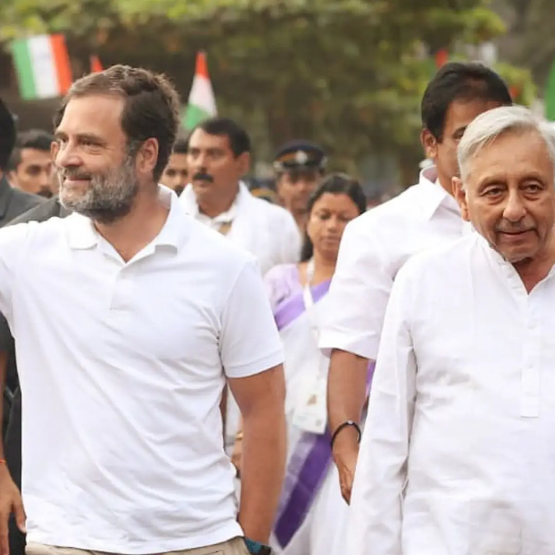 कांग्रेस नेता मणिशंकर अय्यर और राहुल गांधी