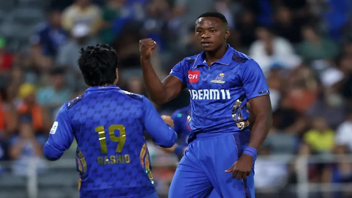 Gujarat Titans Star Kagiso Rabada Provisionally Suspended After Testing Positive For Recreational Drug Kagiso Rabada celebrates a wicket in the SA20 final