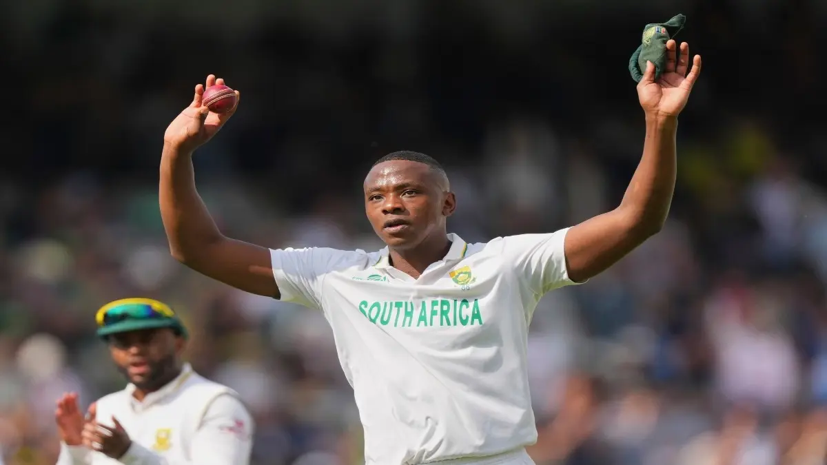 IND vs SA: South Africa To Play Guwahati Test Without Kagiso Rabada, Confirms Captain Temba Bavuma Kagiso Rabada celebrates his sensational five-wicket haul
