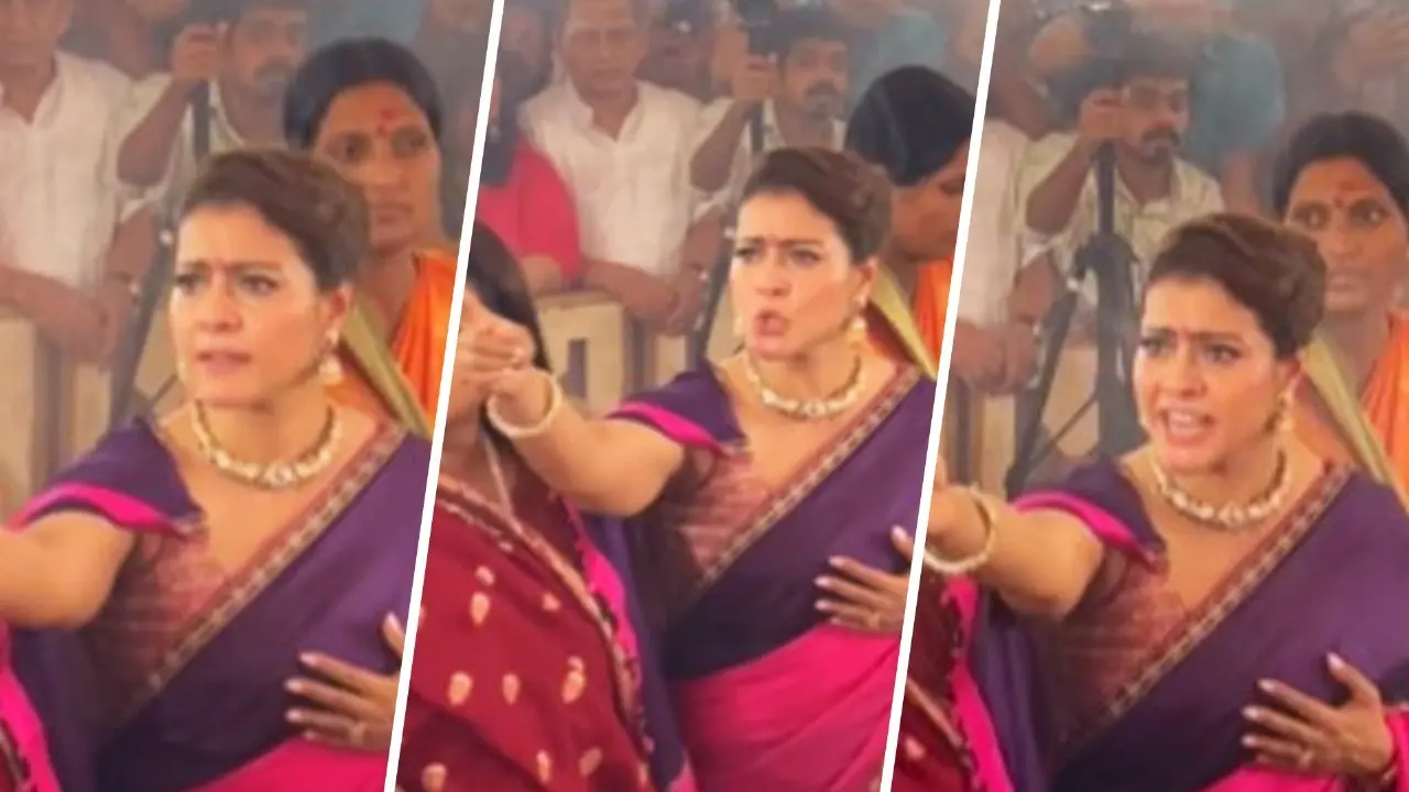 Kajol in Durga Puja Pandal