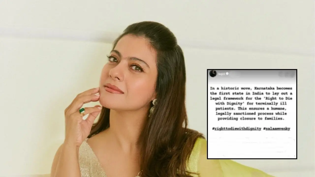 Kajol Praises Karnataka Government's Approval Of The 'Right To Die With Dignity,' Linking It To Salaam Venky Kajol Laud Karnataka Government Approval To The 'Right To Die With Dignity'