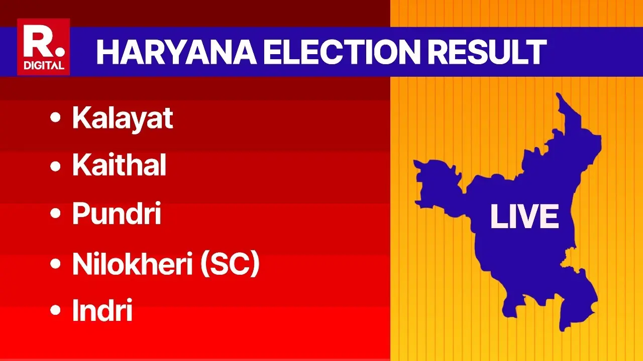 Kalayat, Kaithal, Pundri, Nilokheri (SC), Indri Election Result 2024 LIVE: WINNING Candidates Kalayat, Kaithal, Pundri, Nilokheri (SC), Indri Election Result 2024 LIVE: Counting to Begin at 8 am