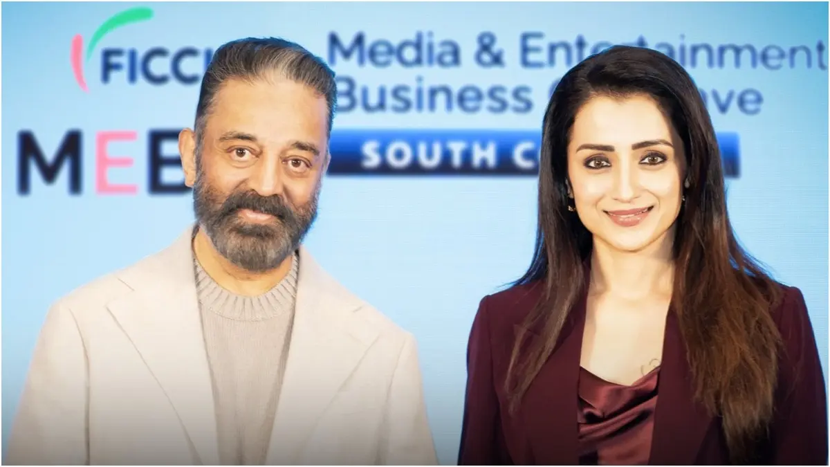 Kamal Haasan's Innuendo-Filled 'Banana' Remark On Thug Life Co-Star Trisha Goes Viral, Netizens Tag Thalapathy Vijay Kamal Haasan and Trisha will feature in Thug Life