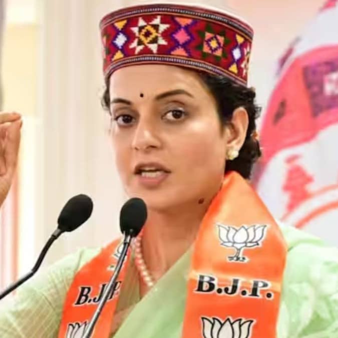 संसद में विपक्ष पर बयान देतीं BJP सांसद कंगना रनौत