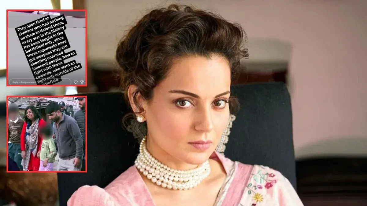 Kangana Ranaut Calls Terrorists Who Massacred Innocent Tourists In Pahalgam 'Napunsak, Coward': Terrorism Has A Religion... Kangana Ranaut condemns Pahalgam attack