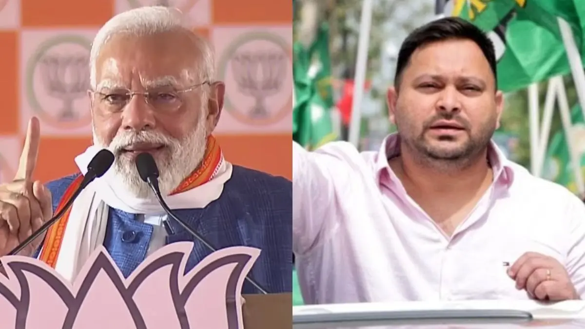 'Kanpatti Pe Katta': PM Modi's Insider Info On How Tejashwi Yadav Became Bihar CM's Face