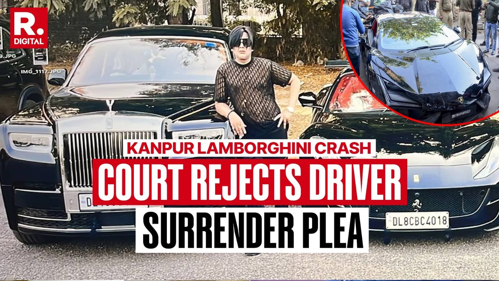 Kanpur Lamborghini Crash 