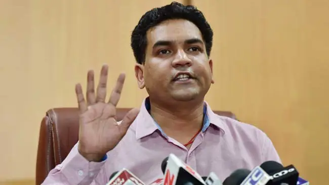 Delhi Minister Kapil Mishra